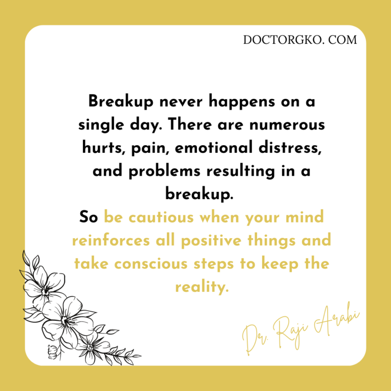 Relationship Breakup - Dealing with a breakup