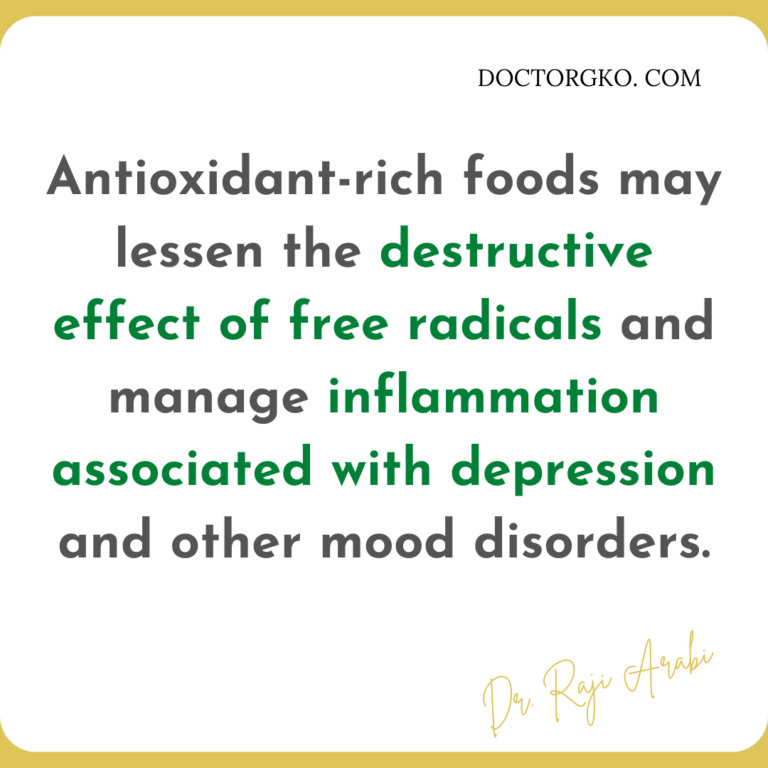 Antioxidants & Depression- Foods that reduce Depression-