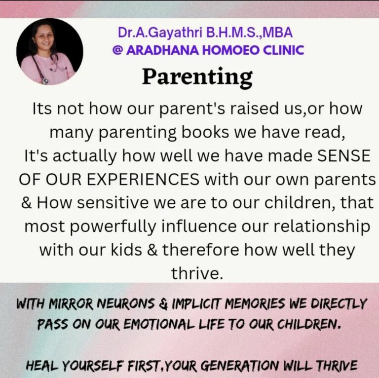 How we influence - Parenting tips