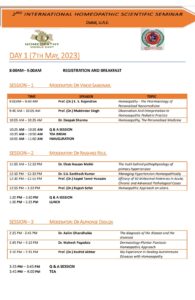 Speakers of International Homoeopathic Seminar - Dubai