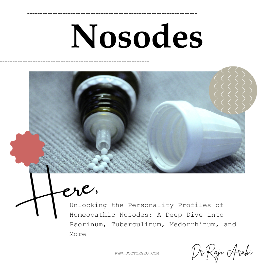 Personality profiles of Homeopathy Nosodes